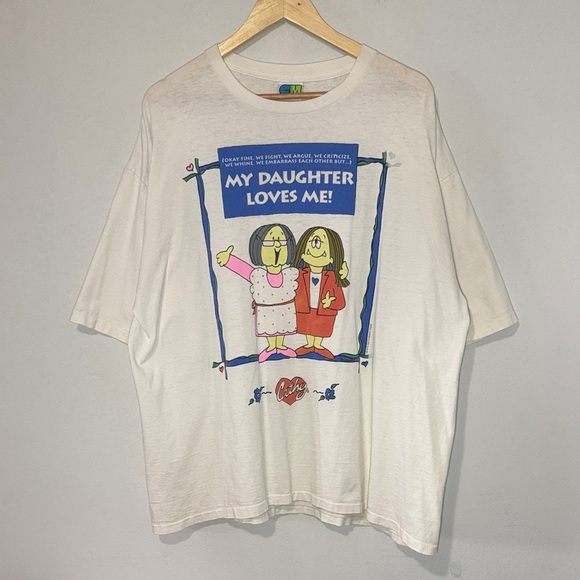 Cathy Guisewite Tops - Vintage Cathy Guisewite Daughter Love T-Shirt / 1994 / XL / 2X / Single Stitch
